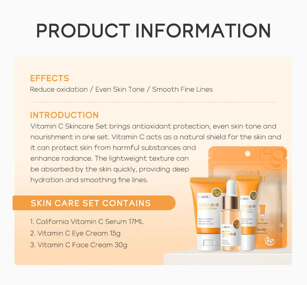 Golden Sakura Skin Care Sets Face Cream Serum