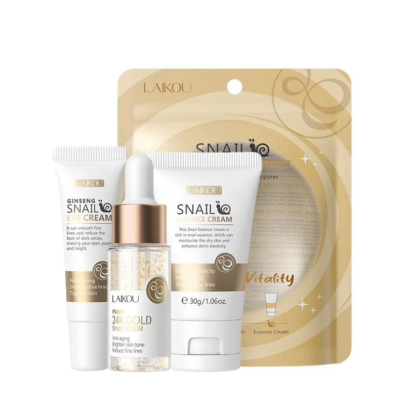 Golden Sakura Skin Care Sets Face Cream Serum