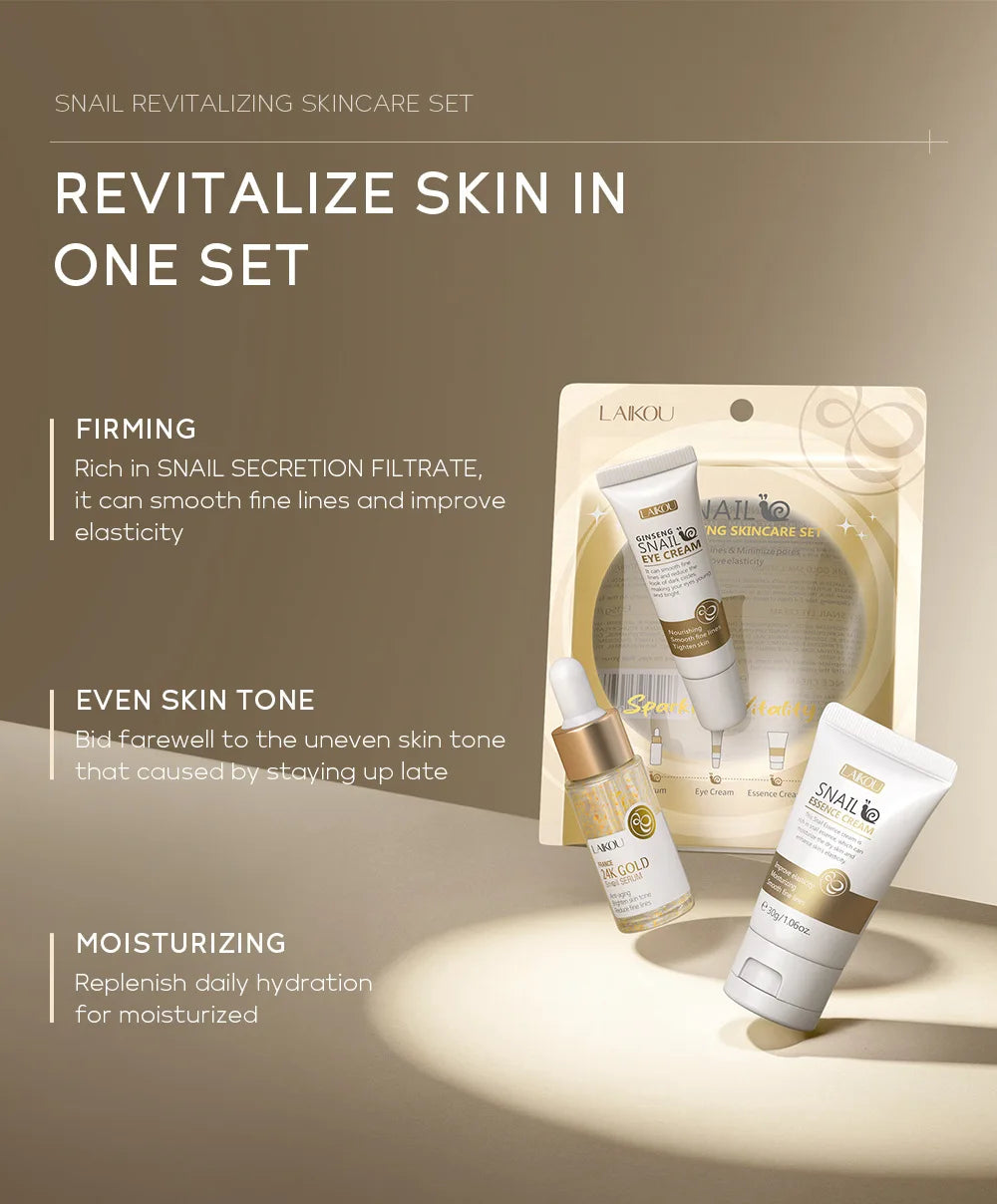 Golden Sakura Skin Care Sets Face Cream Serum