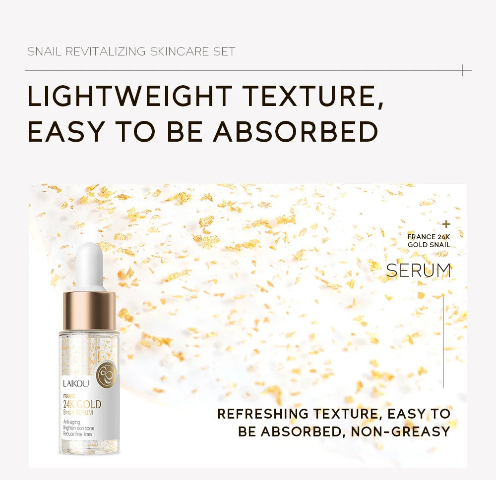 Golden Sakura Skin Care Sets Face Cream Serum