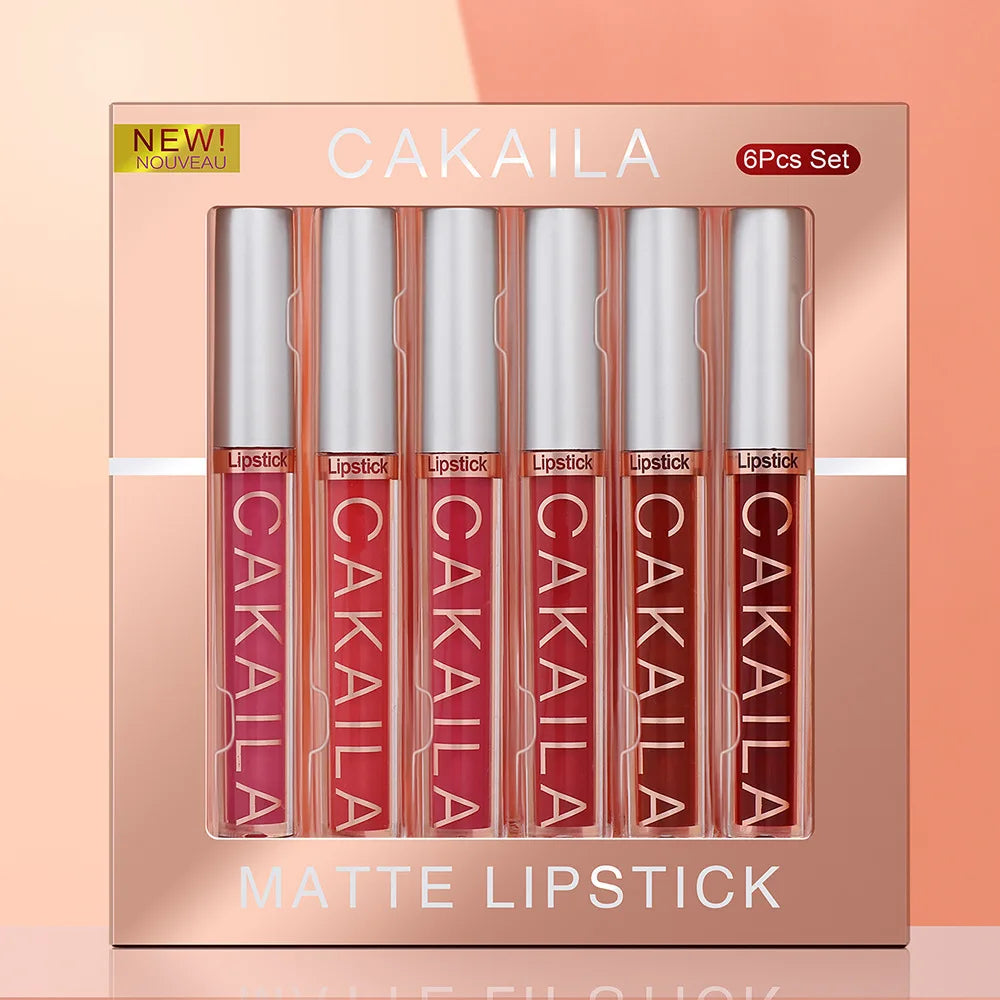 Gloss Lipstick Set Liquid Matte Velvet Matte Women's Makeup Long-lasting