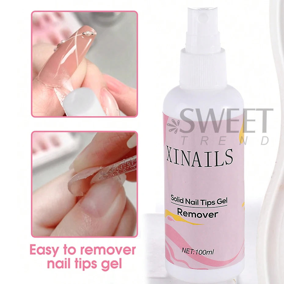 Nail Tips Solid Adhesives Gel Remover Nail Liquid Easy