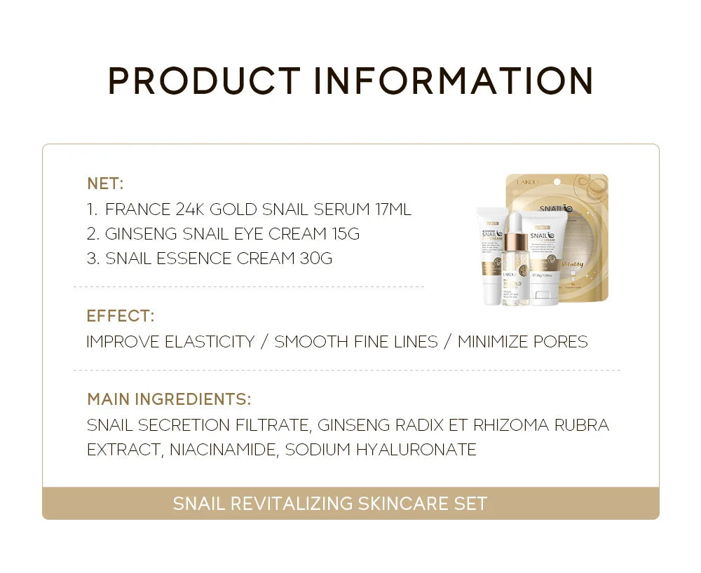 Golden Sakura Skin Care Sets Face Cream Serum