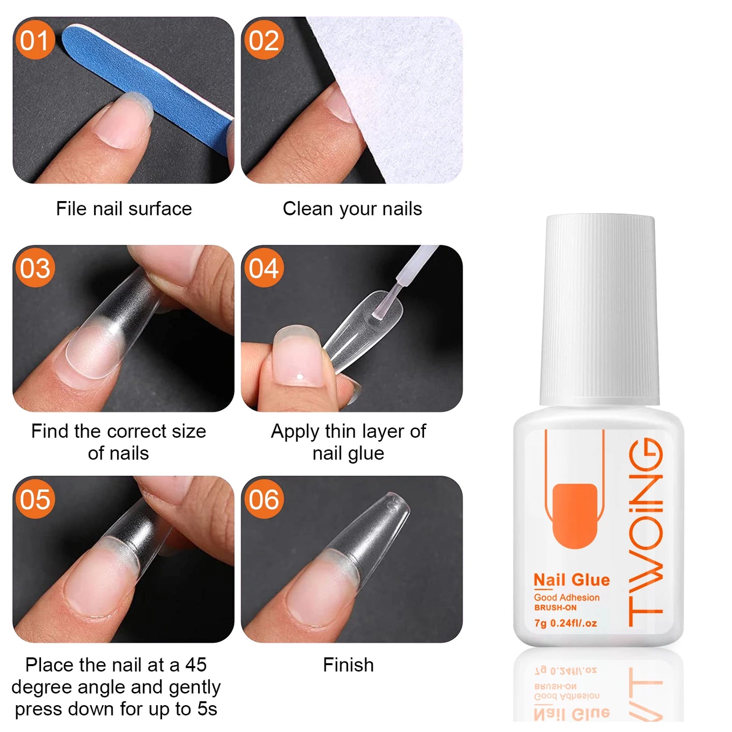 Super Strong Nail Glue For False Nail Tips