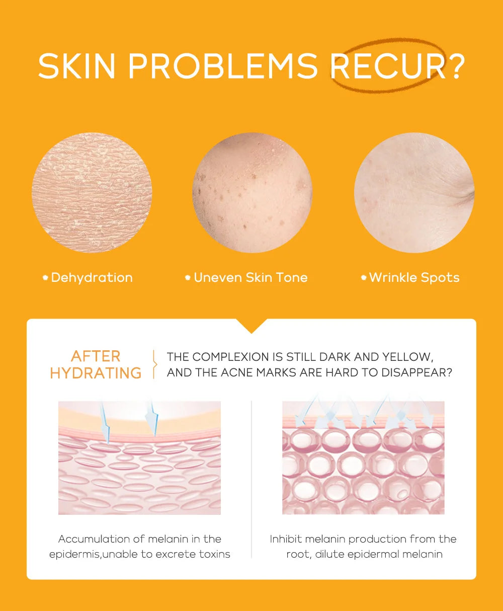 Golden Sakura Skin Care Sets Face Cream Serum