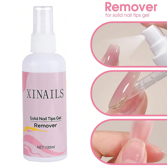 Nail Tips Solid Adhesives Gel Remover Nail Liquid Easy
