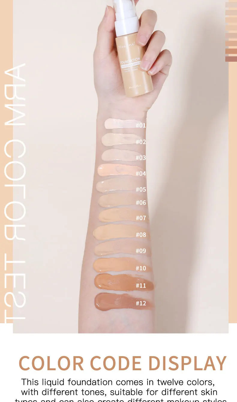Liquid Foundation Effective Concealer Waterproof Sweat