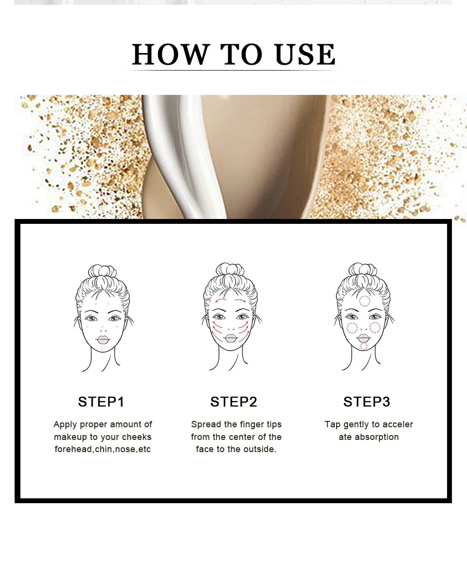 Skin Tone With Just A Blend! More Suitable For Medium And Light Skin Tone