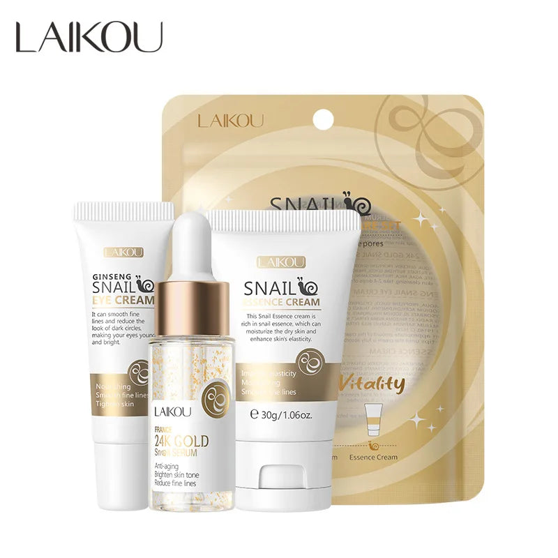 Golden Sakura Skin Care Sets Face Cream Serum