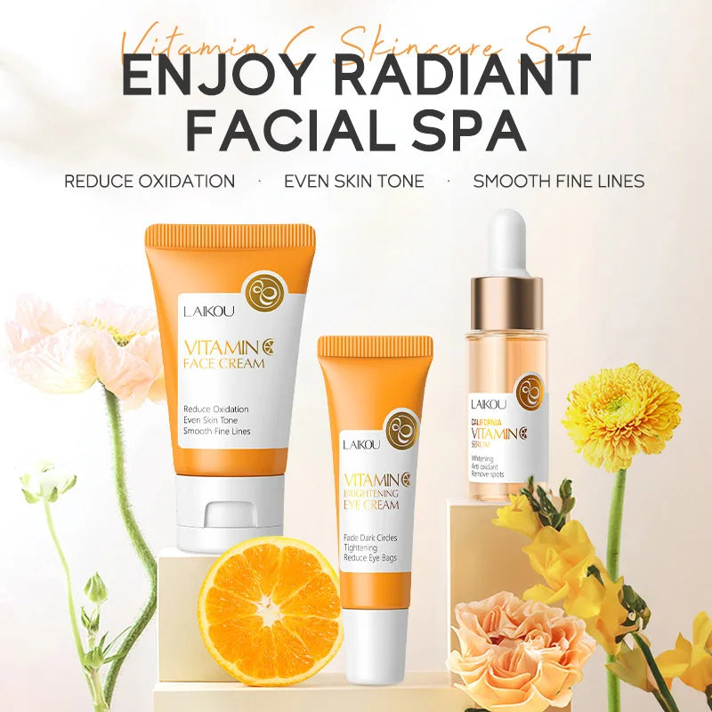 Golden Sakura Skin Care Sets Face Cream Serum