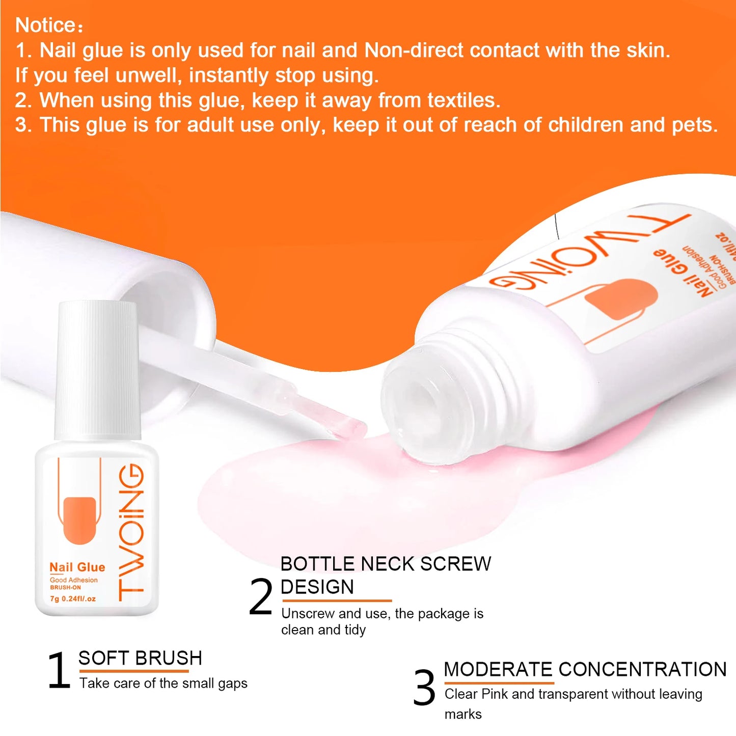 Super Strong Nail Glue For False Nail Tips