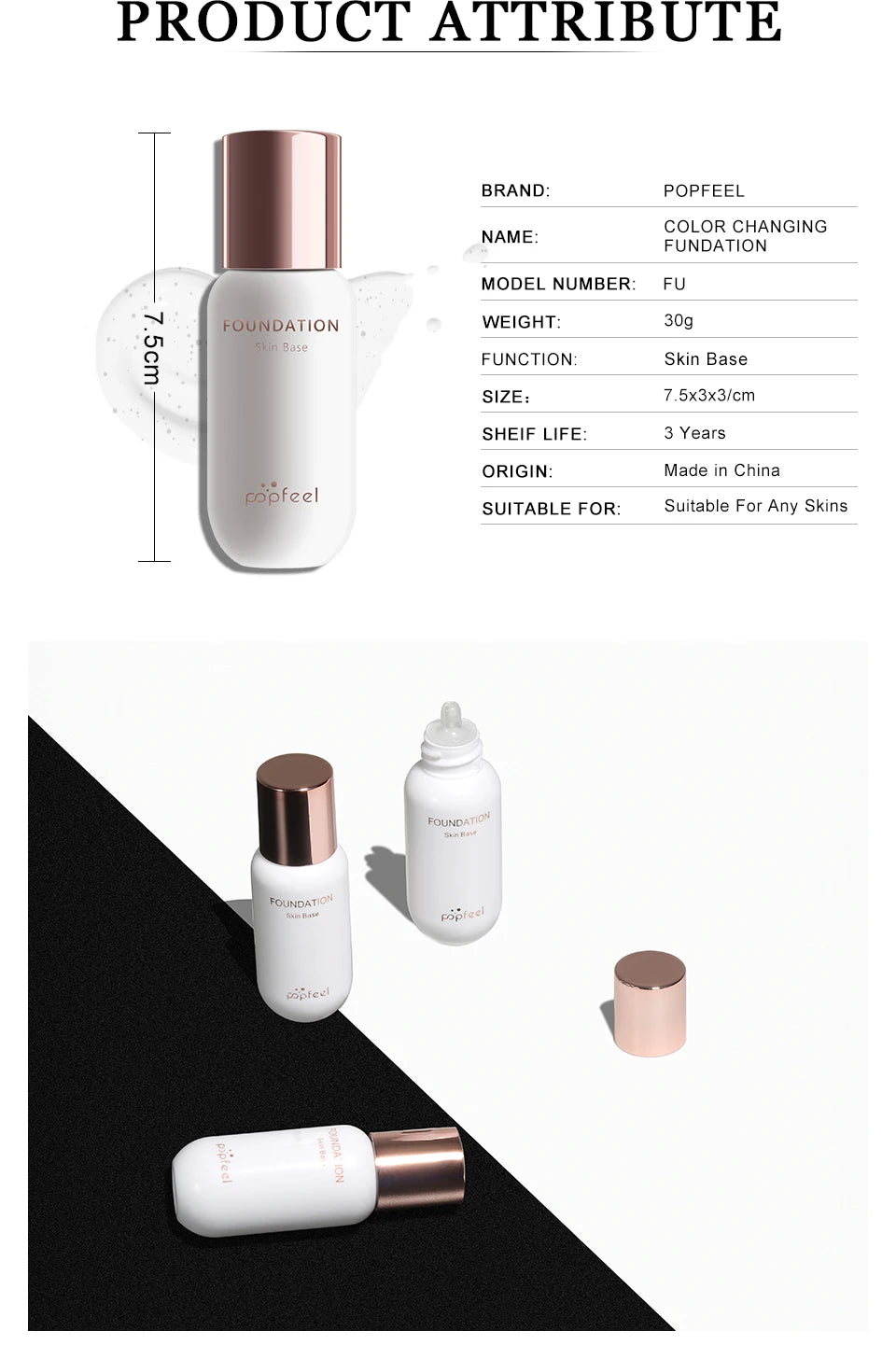 Skin Tone With Just A Blend! More Suitable For Medium And Light Skin Tone