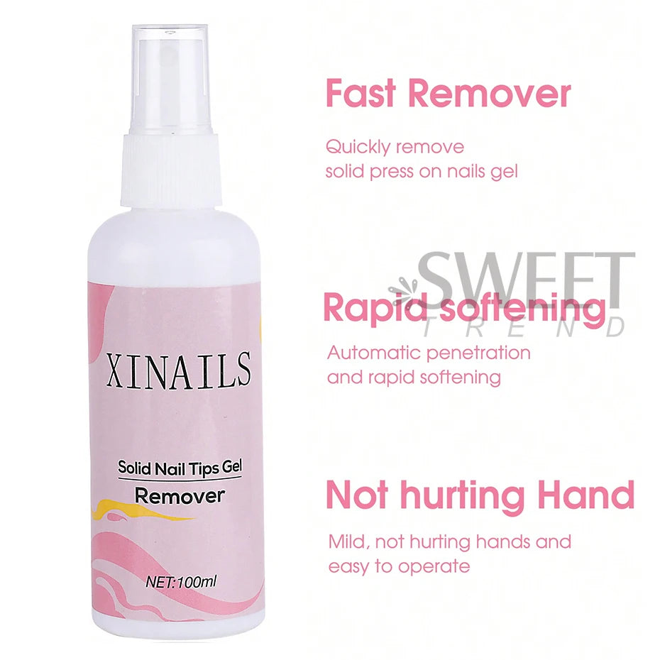 Nail Tips Solid Adhesives Gel Remover Nail Liquid Easy